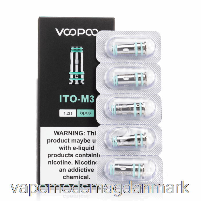 Vape Juice Voopoo Ito Erstatningsspoler 1,2 Ohm Ito-m3 Mesh Coils